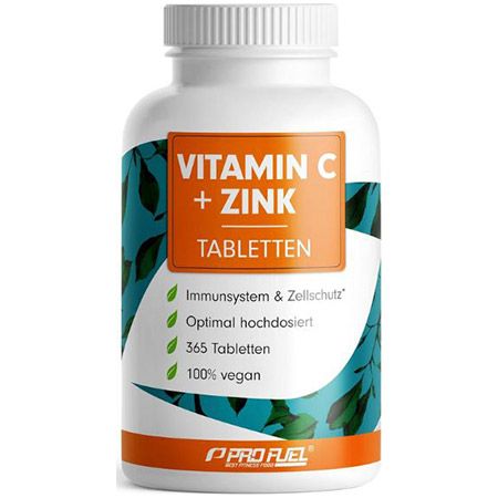 💊 365er Pack Pro Fuel Vitamin C + Zink Tabletten ab 10,36€ (statt 18€)