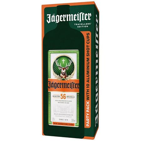 🥃 2 x 1,75L Jägermeister Partypack mit Alu Shots für 62,98€ (statt 72€)