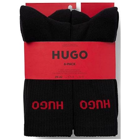 🧦 6er Pack HUGO QS RIB LOGO Socken für 21,99€ (statt 30€)