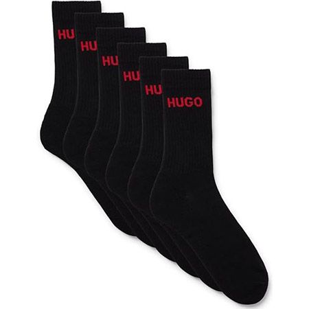 🧦 6er Pack HUGO QS RIB LOGO Socken für 21,99€ (statt 30€)