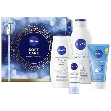 🎁 Nivea Soft Care Geschenkset mit 4 Pflegeartikel für 11,59€ (statt 18€)