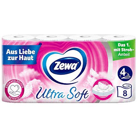 🧻 3 x 8 Rollen Zewa Ultra Soft Toilettenpapier, 4-lagig ab 8,97€ (statt 14€) – Neukunden