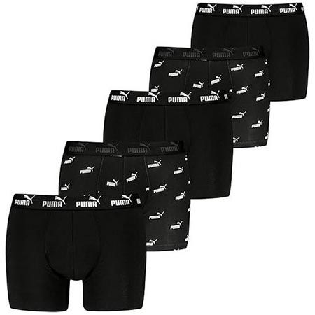 🩳 5er Pack PUMA Elements Logo Print Boxershorts ab 23,84€ (statt 40€)