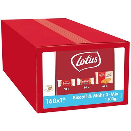 🍪 1,1kg Lotus Biscoff Keks Mix mit 3 Sorten ab 14€ (statt 21€)