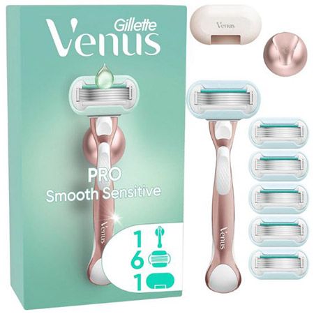 🪒 Gillette Venus Pro Smooth Sensitive Damenrasierer ab 21,75€ (statt 28€)