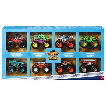 🛻 Hot Wheels JCW76 Monster Trucks Set mit 8 Trucks für 37,99€ (statt 50€)