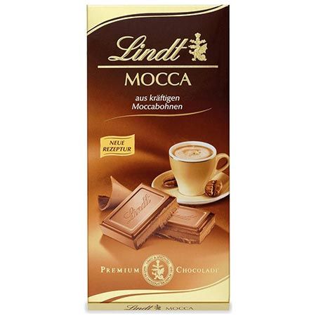 🍫 4x Lindt Mocca Schokoladentafel, 100g ab 13,86€ (statt 16€)