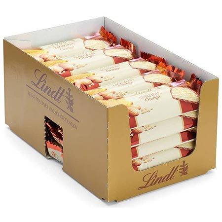 🍫 25er Pack Lindt Orangen-Marzipan Riegel, 1,25kg ab 30,88€ (statt 45€)