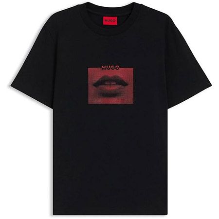 👕 HUGO Deterni T-Shirt mit Lippen-Artwork für 30€ (statt 37€)