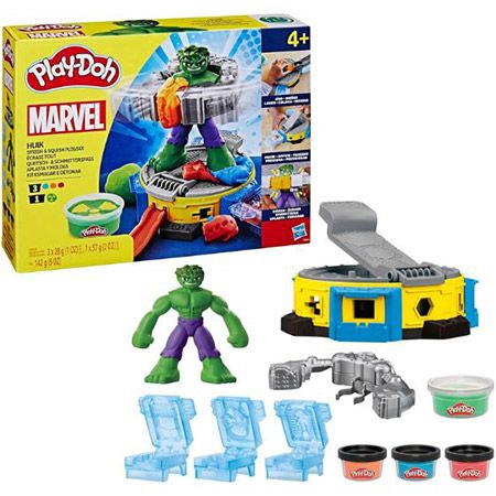 🚸 Play-Doh Marvel Hulk Quetsch- & Schmetterspaß Set für 10,49€ (statt 19€)