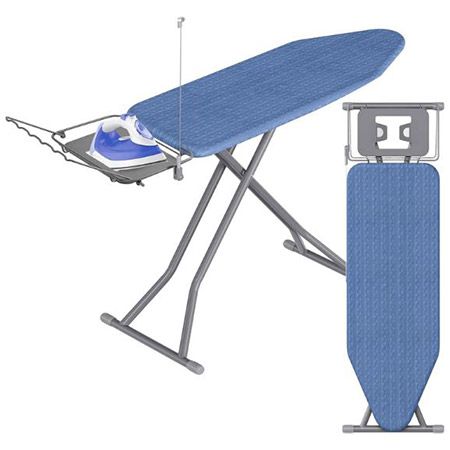 💨 Songmics Bügelbrett mit Bügelhalter, 122 x 38cm für 29,99€ (statt 53€)