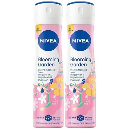 👃🏻 2er Pack NIVEA Blooming Garden Artist Edition Deo Spray ab 3,60€ (statt 6€)