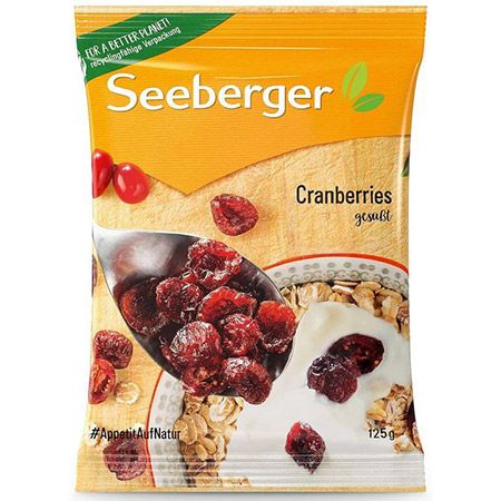 🫐 13er Pack Seeberger Cranberries, gesüßt, 125g ab 18,33€ (statt 26€)
