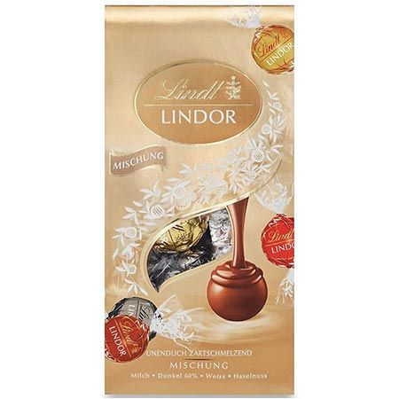 🍬 4 x Lindt Lindor Mischung mit je 10 Kugeln für 17,89€ (statt 27€)