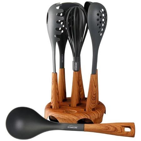 🍲 Stoneline Back to Nature Küchenhelfer Set, 8-tlg. für 21,21€ (statt 25€)