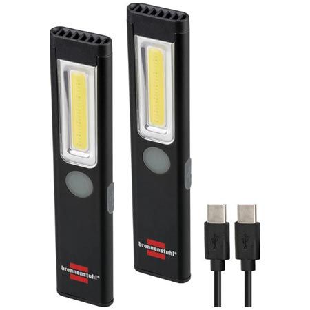 💡 2er Set Brennenstuhl PL 200 AC LED Akku Handleuchte für 24,99€ (statt 36€)