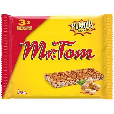 🥜 4 x 3er Pack Mr Tom Erdnussriegel mit Karamell ab 5€ (statt 7€)