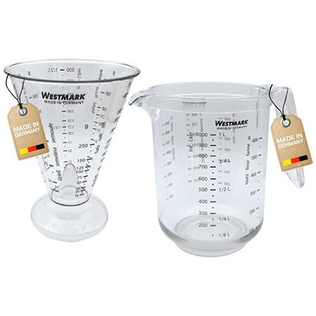 📏 2er Set Westmark Messkanne & Messbecher mit Feinmesskegel, 0,5L & 1L für 14,23€ (statt 20€)