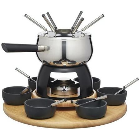 🥘 Artesa Fondue-Set mit Lazy Susan Drehteller, 22-tlg. für 53€ (statt 72€)