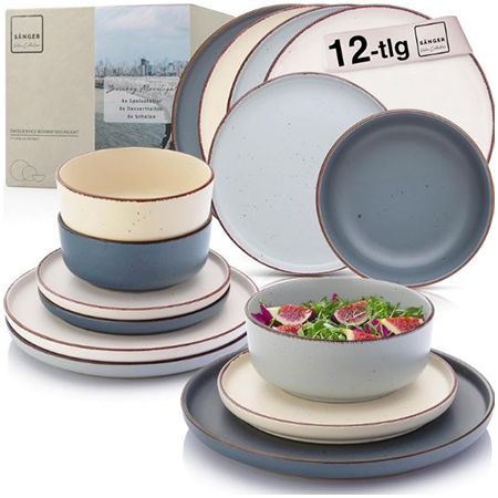🍽️ Sänger Bombay Moonlight Geschirrset, 12-tlg. für 47,48€ (statt 70€)