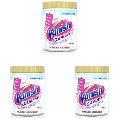 🫧 3er Pack Vanish Oxi Action Powerweiss Pulver ab 17,90€ (statt 27€)