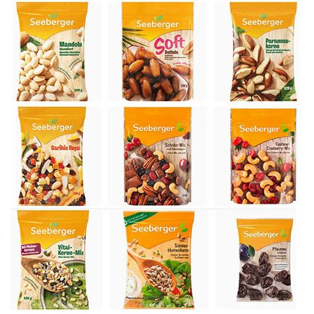 🥜 3 für 2 auf Seeberger Nüsse, Trockenfrüchte & Kerne + 3€ Extra Rabatt ab 10€