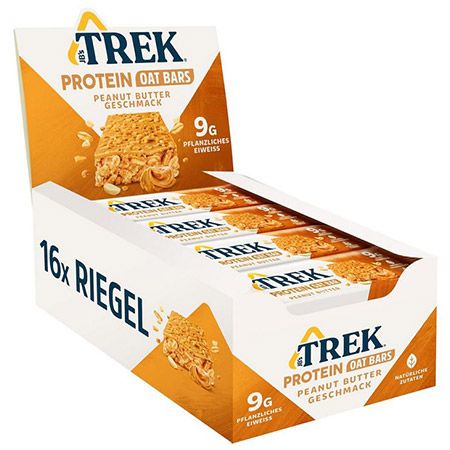🥜 16er Pack JBs TREK Protein Haferriegel Peanut Butter ab 12,59€ (statt 17€)