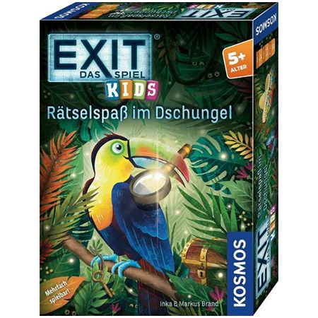 🔍 Kosmos EXIT Kids – Rätselspaß im Dschungel, Rätselspiel für 8,56€ (statt 13€)