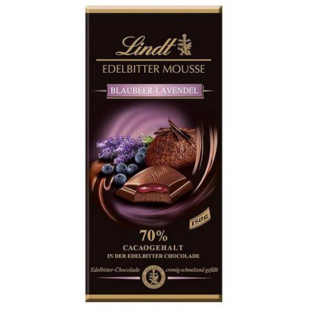 🍫 13x Lindt Edelbitter Mousse Blaubeer-Lavendel Schokolade ab 51,49€ (statt 67€)