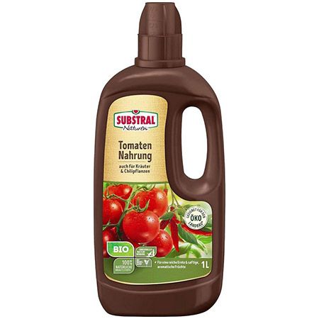 🍅 Substral Naturen Bio Tomaten, Chili & Kräuter Nahrung, 1L für 8,49€ (statt 13€)