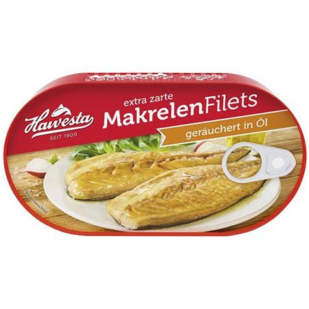 🐟 9x Hawesta MSC Makrelenfilets Geräuchert in Öl, 190g ab 11,94€ (statt 21€)