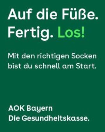 Wieder da!🧦 AOK Bayern: Sneaker Socken gratis