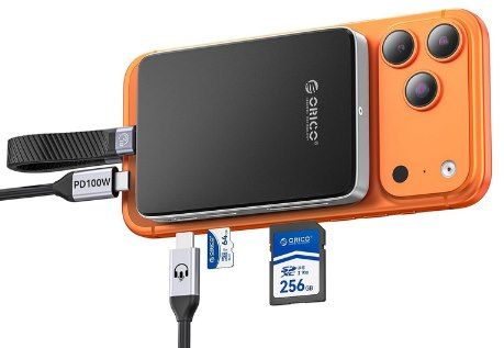 ⏲ ORICO 10 Gbps MagSafe M.2 NVMe SSD Gehäuse für 48,99€ (statt 60€)