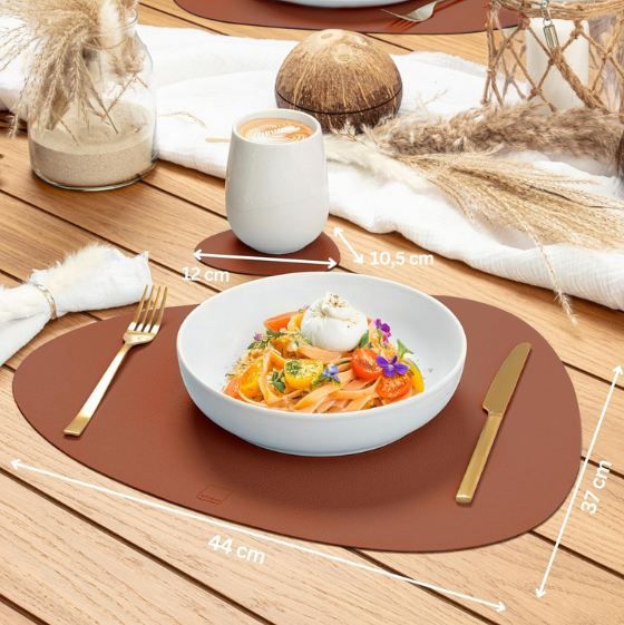 🍽️ 12er Set Sänger Untersetzer & Platzsets aus Kunstleder für 25,49€ (statt 30€)