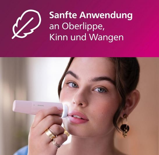🪒 Philips BRR454/00 Series 5000 Gesichtshaarentferner für 19,99€ (statt 30€)