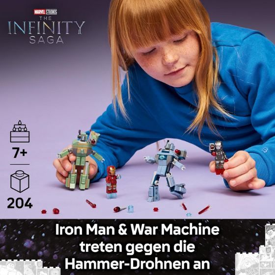 🤖 LEGO 76320 Marvel Iron Man & War Machine vs. Hammer Drones für 15€ (statt 19€)