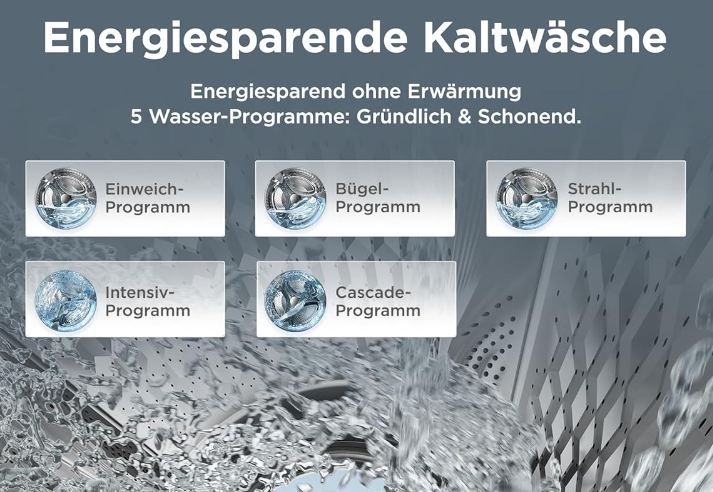 👕 Midea V3 Series Waschmaschine mit 8KG & Dampf Funktion für 311,59€ (statt 349€)