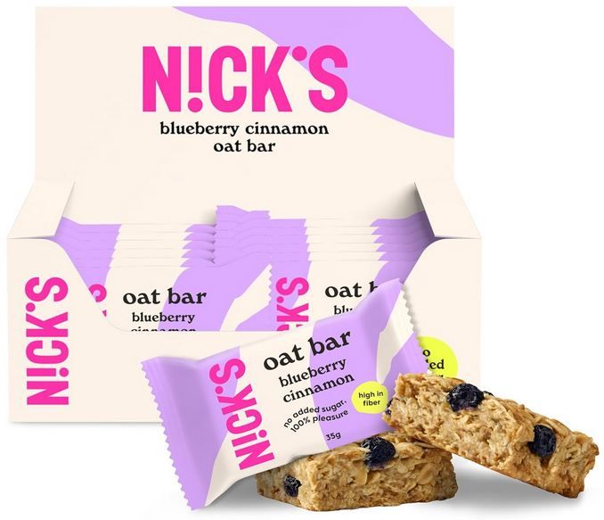 🫐 12er Pack NICKS Blaubeer Zimt Flapjack ab 12,84€ (statt 19€)