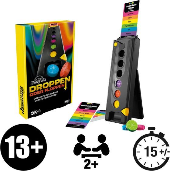 🎰 Droppen oder Floppen, elektronisches Partyspiel für 9,99€ (statt 19€) 🎰 Droppen oder Floppen, elektronisches Partyspiel für 9,99€ (statt 19€)
