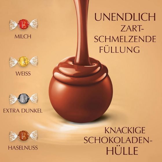 🍬 Lindt Lindor Cornet Mischung, 38 Kugeln in 4 Sorten, 500g ab 15,19€ (statt 24€)