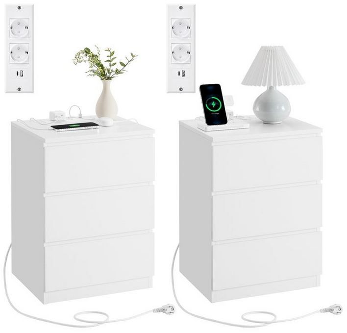 2x Vasagle Nachttisch mit Steckdosen + USB für 66,99€ (statt 94€) 2x Vasagle Nachttisch mit Steckdosen + USB für 66,99€ (statt 94€)