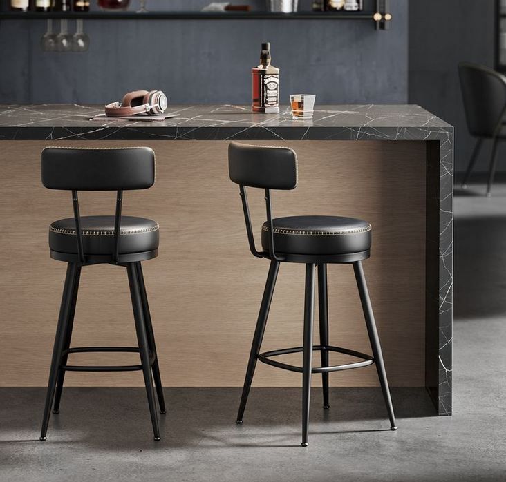 🪑🪑 2x VASAGLE EKHO Kollektion Barhocker aus Kunstleder für 68,99€ (statt 108€)