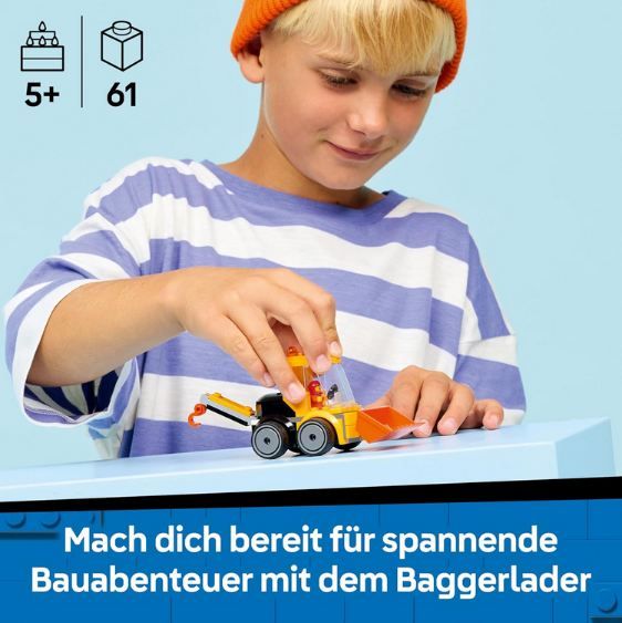 🚧 LEGO 60483 City Coole Flitzer Radlader Set für 6,99€ (statt 12€)