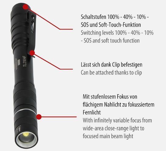 🔦 Brennenstuhl LuxPremium TL 210 AF Akku LED Taschenlampe für 16,99€ (statt 21€) 🔦 Brennenstuhl LuxPremium TL 210 AF Akku LED Taschenlampe für 16,99€ (statt 21€)