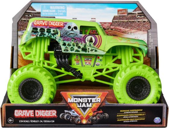 🛻 Spin Master Monster Jam Grave Digger Monster Truck für 9,65€ (statt 17€)
