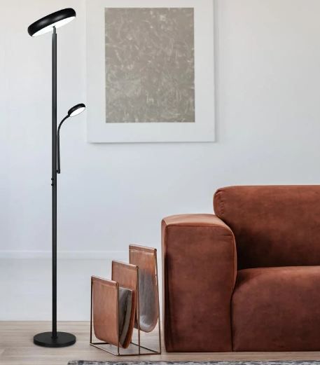 💡 Reality Leuchten Palermo Stehleuchte mit Leseleuchte für 85,94€ (statt 106€)