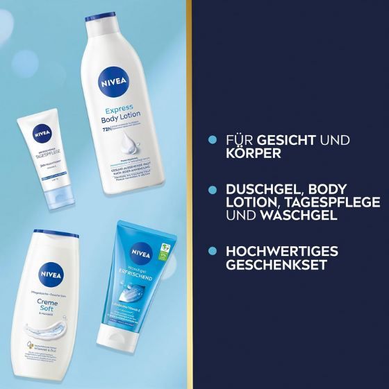 🎁 Nivea Soft Care Geschenkset mit 4 Pflegeartikel für 11,59€ (statt 18€)