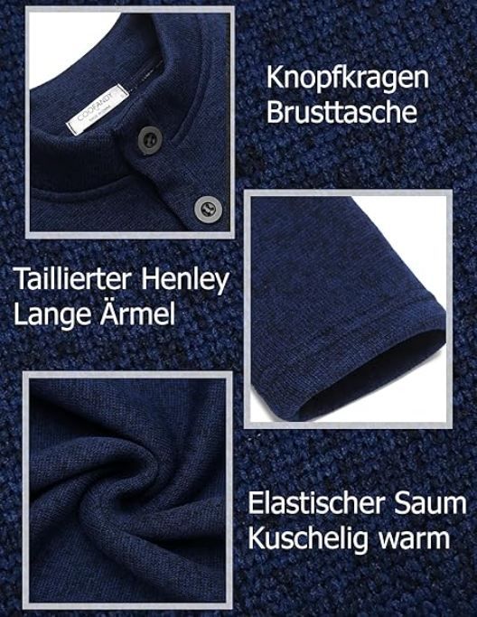 👕 Coofandy Langarm Strickpullover in versch. Farben für je 13,30€ (statt 19€)