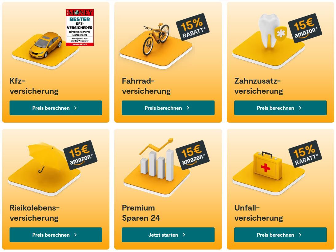 🚗 HUK24: Sommehr Deals   z.B. 25% Rabatt auf Hausrat oder Haftpflicht & weitere