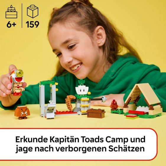 🍄 LEGO 72040 Super Mario Captain Toad Camp für 11,70€ (statt 16€)